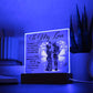 Love You Too Much - Halloween-Themed Acrylic Display Centerpiece