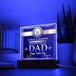 Certificate Of Achievement - Acrylic Display Centerpiece For Dad