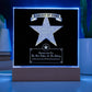 Best Father In The Galaxy - Acrylic Display Centerpiece For Dad