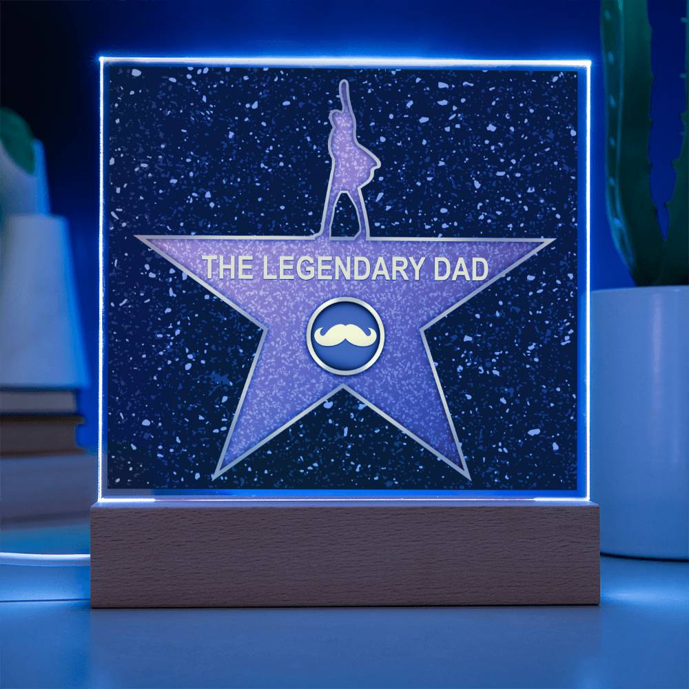 The Legendary Dad - Acrylic Display Centerpiece For Dad