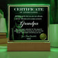 Appreciation - Acrylic Display Centerpiece For Grandpa