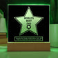 Walk Of Fame - Acrylic Display Centerpiece For Dad