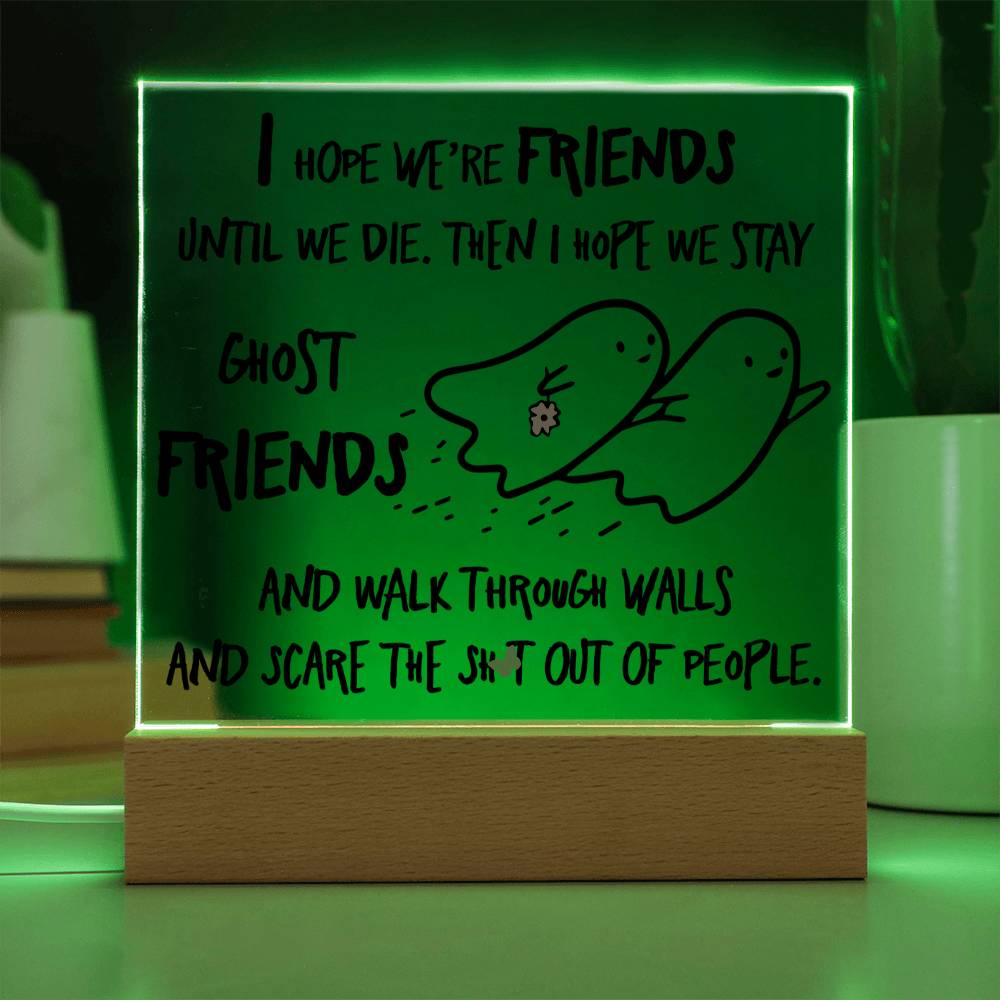 Ghost Friends - Halloween-Themed Acrylic Display Centerpiece