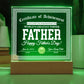 World's Greatest Farter - Acrylic Display Centerpiece For Dad