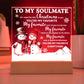 All I Want For Christmas - Christmas-Themed Acrylic Display Centerpiece For Soulmate