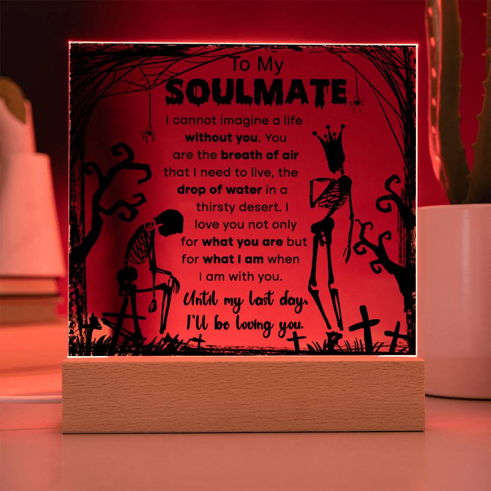 Breath Of Air - Halloween-Themed Acrylic Display Centerpiece For Soulmate