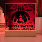 Witch Switch - Halloween-Themed Acrylic Display Centerpiece