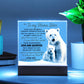 Mama Bear - Acrylic Display Centerpiece For Mom