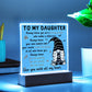 You Are Loved - Halloween/Thanksgiving/Fall-Themed Acrylic Display Centerpiece For Daughter