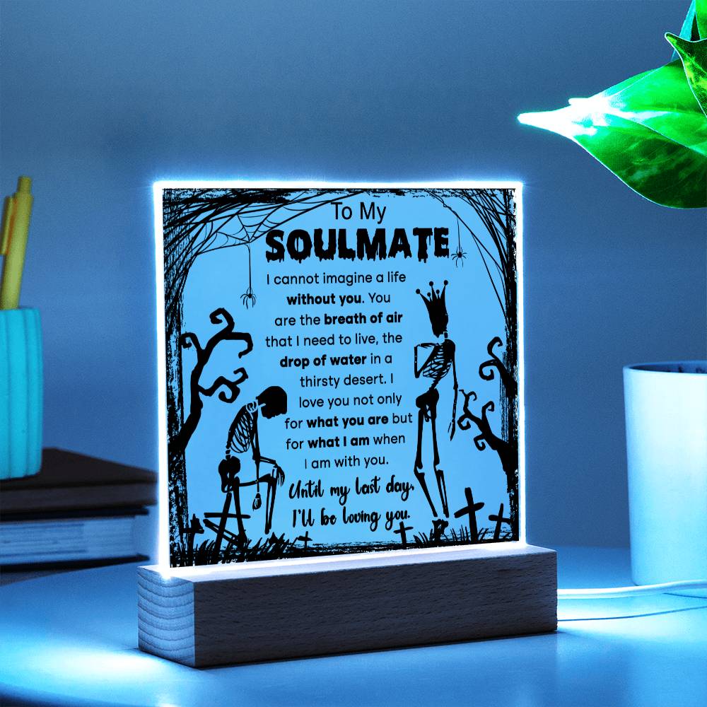 Breath Of Air - Halloween-Themed Acrylic Display Centerpiece For Soulmate