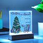 Christmas In Heaven- Christmas-Themed In Memory Of Acrylic Display Centerpiece