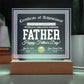 World's Greatest Farter - Acrylic Display Centerpiece For Dad