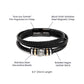 To Love Me As Your Very Own - Vegan Leather Bracelet For Stepdad
