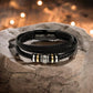 Through The Years - Vegan Leather Bracelet For Dad