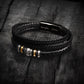 With You By My Side - Vegan Leather Bracelet For Dad