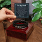 Remembering Your Lessons - Vegan Leather Bracelet For Dad
