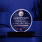 Certificate Of Appreciation - Circle Acrylic Display Centerpiece For Dad