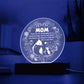 Keep Me Safe - Circle Acrylic Display Centerpiece For Mom
