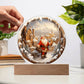 Santa Claus In Town - Christmas-Themed Acrylic Display Centerpiece