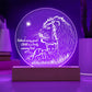 Truly Amazing Dad - Circle Acrylic Display Centerpiece For Dad