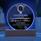Certificate Of Excellence - Circle Acrylic Display Centerpiece For Girlfriend's Mom