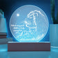 Truly Amazing Dad - Circle Acrylic Display Centerpiece For Dad