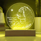 Truly Amazing Dad - Circle Acrylic Display Centerpiece For Dad