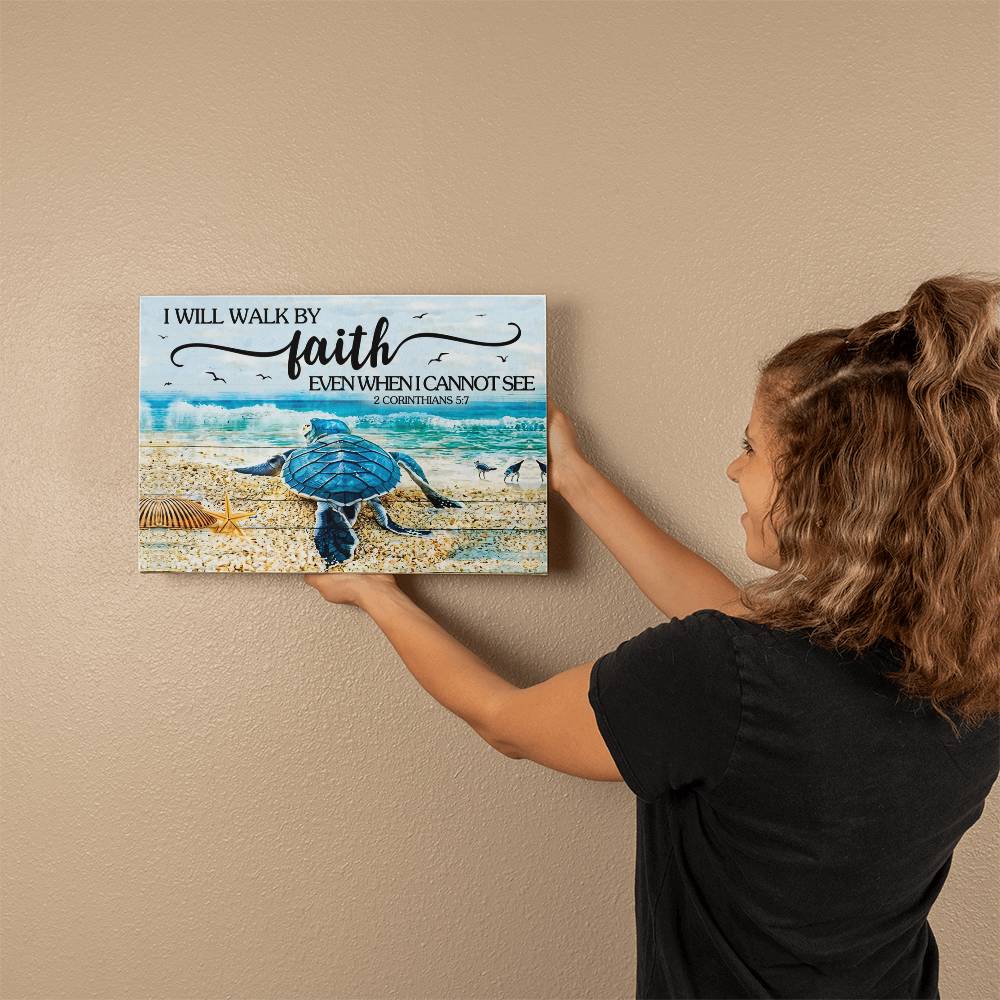 Steps Of Faith - Gallery Wrapped Canvas Wall Art