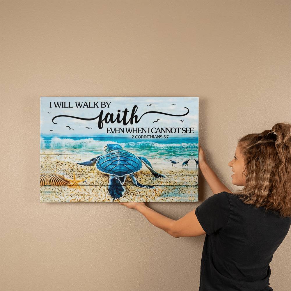 Steps Of Faith - Gallery Wrapped Canvas Wall Art