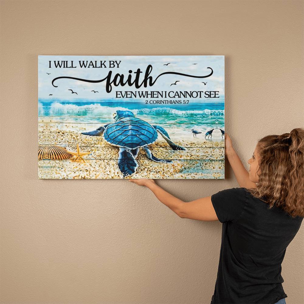 Steps Of Faith - Gallery Wrapped Canvas Wall Art