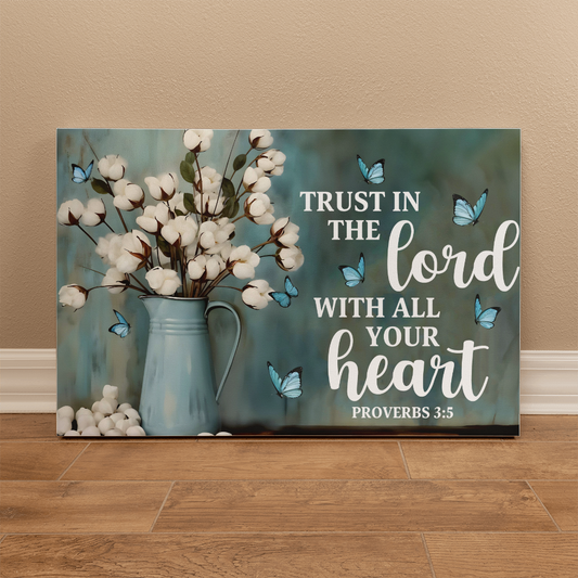 Wholehearted Faith - Gallery Wrapped Canvas Wall Art