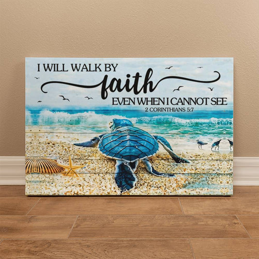 Steps Of Faith - Gallery Wrapped Canvas Wall Art