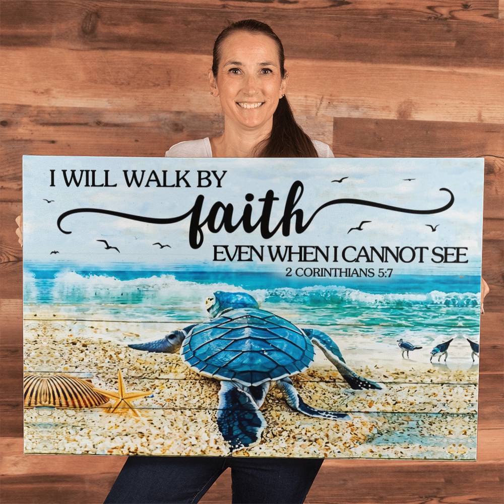 Steps Of Faith - Gallery Wrapped Canvas Wall Art