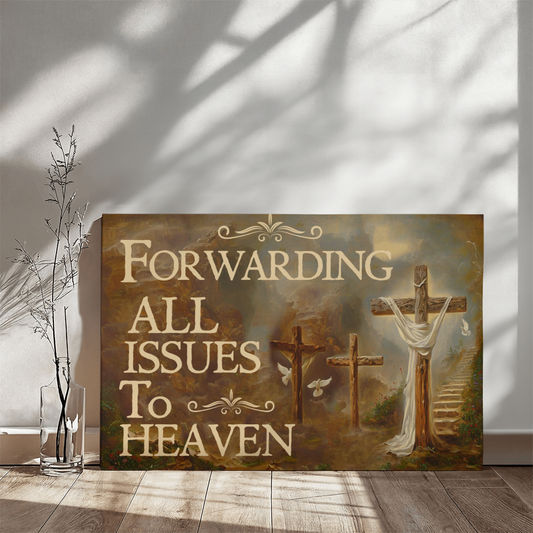 Heaven's Mailbox - Gallery Wrapped Canvas Wall Art