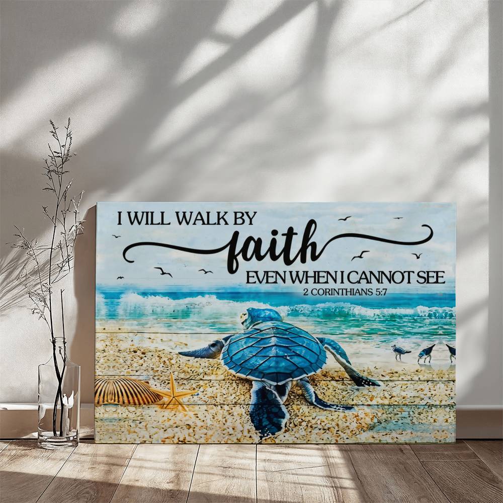 Steps Of Faith - Gallery Wrapped Canvas Wall Art