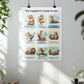 The Capybara's Guide to Zen High Gloss Poster