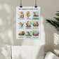 The Capybara's Guide to Zen High Gloss Poster