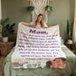 "Read This Whenever You Miss Me" – Plush Coral Fleece Blanket