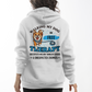 "Walking My Dog = Free Therapy" Funny Dog Lover Unisex Hoodie