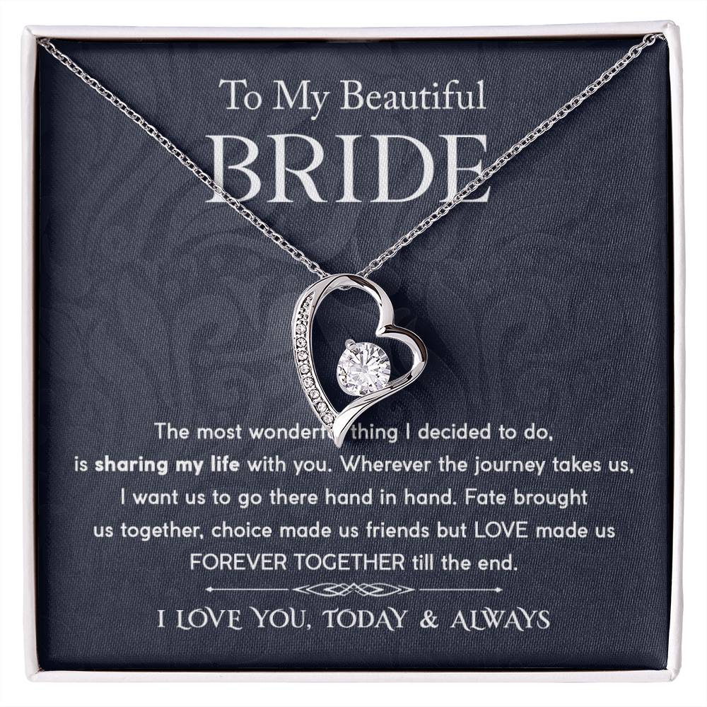 Forever Together - Forever Love Necklace For Bride