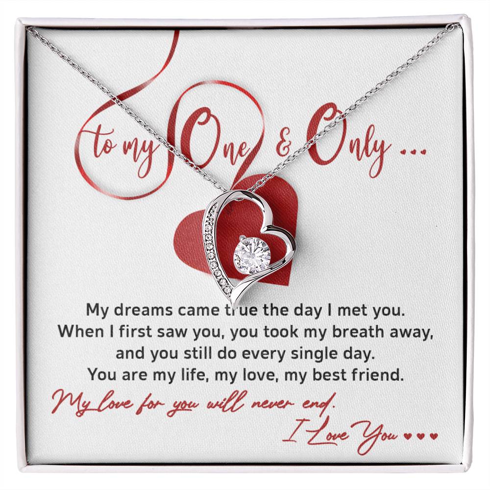 The Day I Met You - Forever Love Necklace For Your One & Only