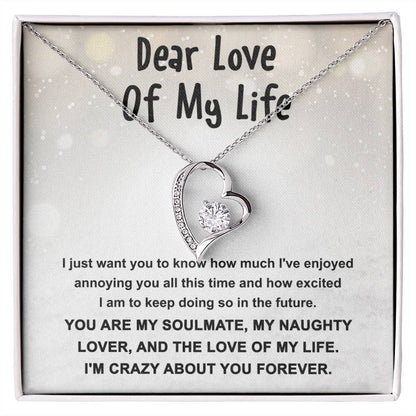 Crazy About You Forever - Forever Love Necklace For The Love Of My Life