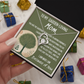 To My Garden-Loving Mom – Forever Love Necklace with Heartfelt Message