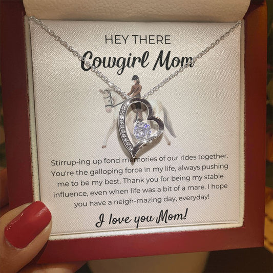 Forever Love Necklace For Cowgirl Mom