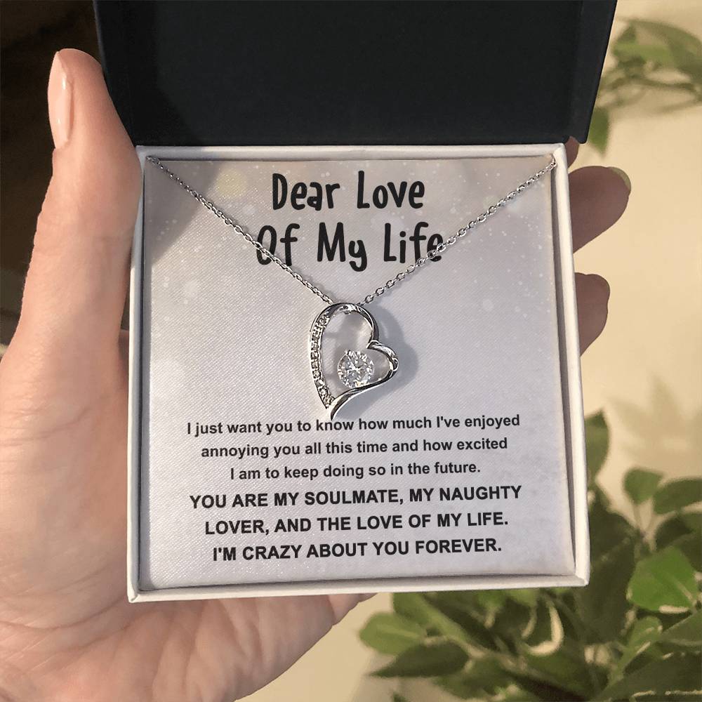 Crazy About You Forever - Forever Love Necklace For The Love Of My Life