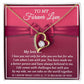 Taking On The World Together - Forever Love Necklace For My Love