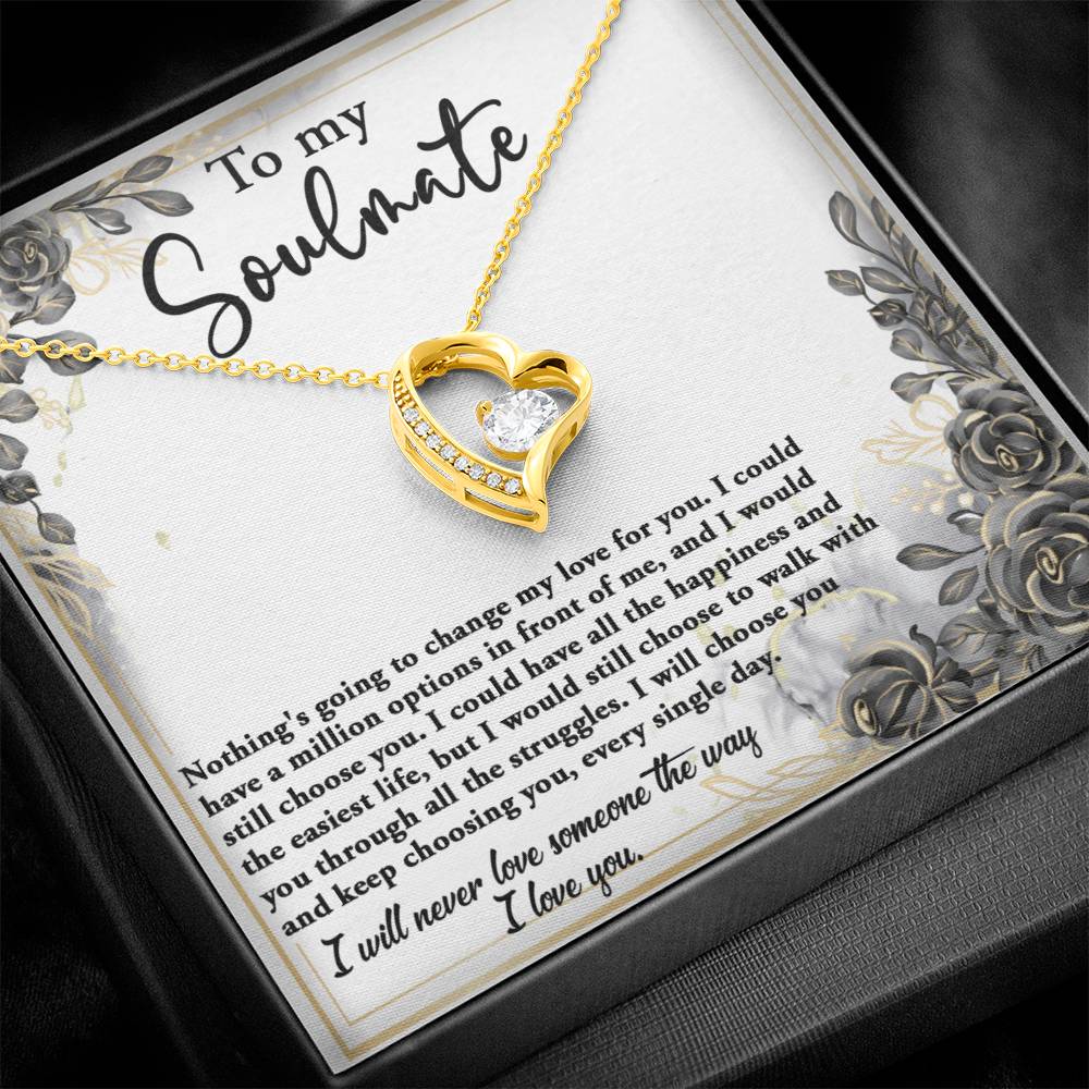 Keep Choosing You - Forever Love Necklace For Soulmate