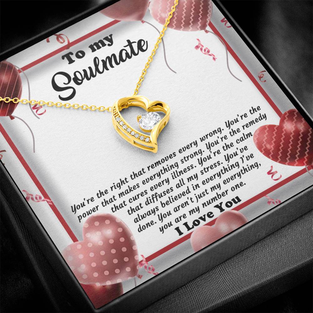 My Number One - Forever Love Necklace For Soulmate
