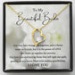 An Everlasting Flame - Forever Love Necklace For Bride