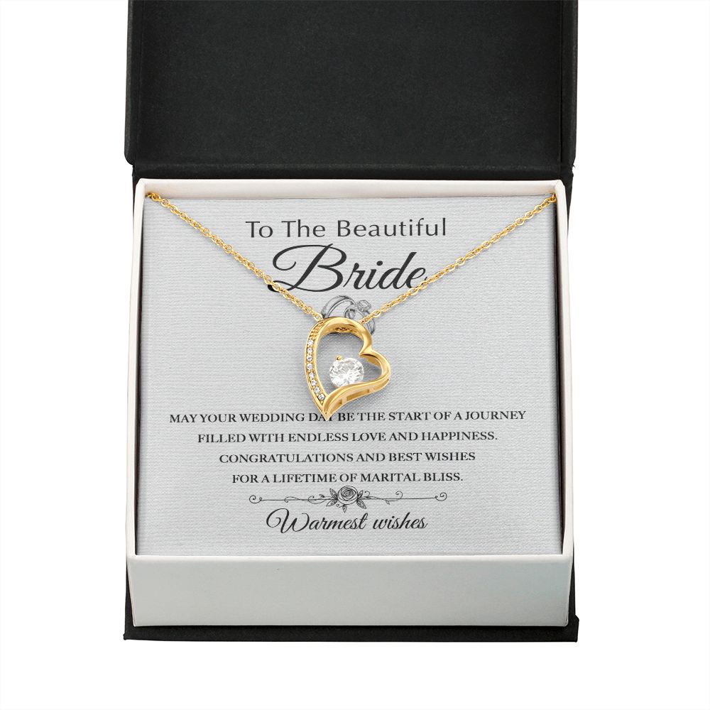 Lifetime Of Marital Bliss - Forever Love Necklace For Bride